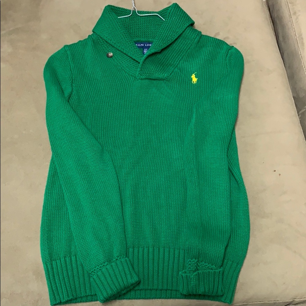 Womens green polo Ralph Lauren sweater
